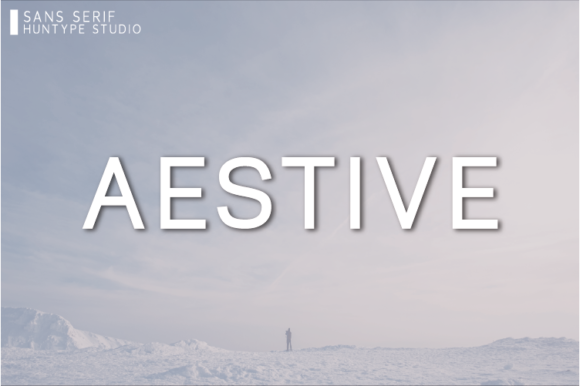 Aestive: A Minimal Sans Serif Font for Web Design