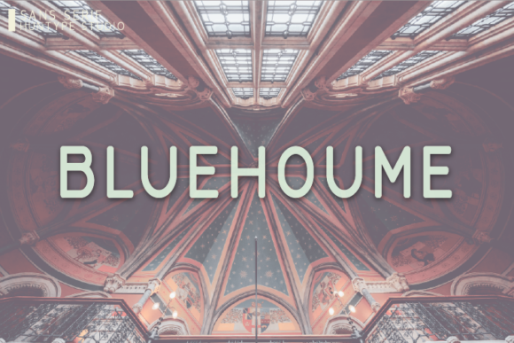 Bluehoume: A Clean Sans Serif Font for Editorial Design