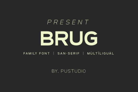 Brug Font Review: A Daring Sans Serif for Bold Branding