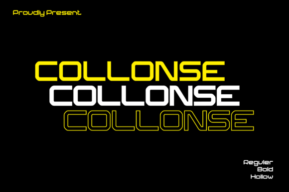 Collonse: A Bold Sans Serif Typeface for Modern Editorial Design