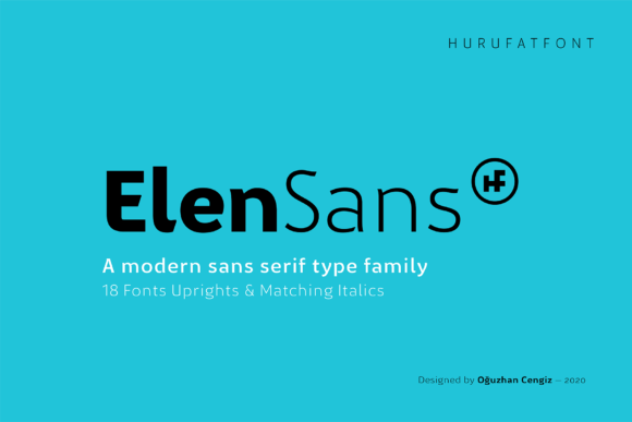Elen Sans: A Minimal Typeface for Modern Branding