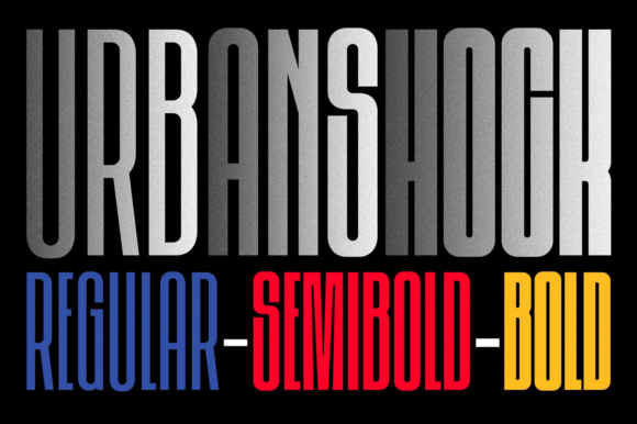 Elevate Your Brand Identity with the Urbanshock Typeface