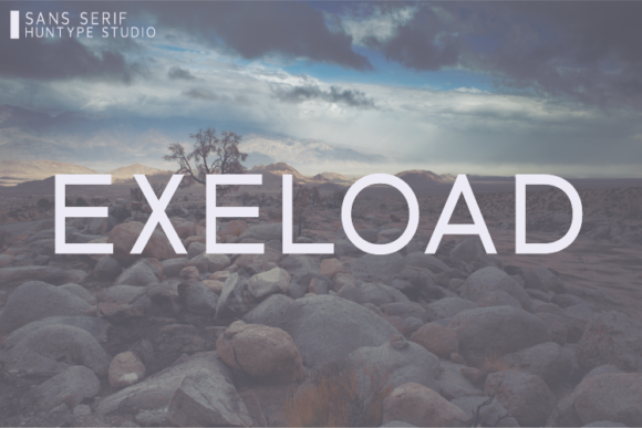 Exeload: A Minimal Sans Serif Font for Crafters