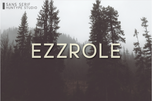 Ezzrole: A Minimal Sans Serif Typeface for Modern Editorial Design