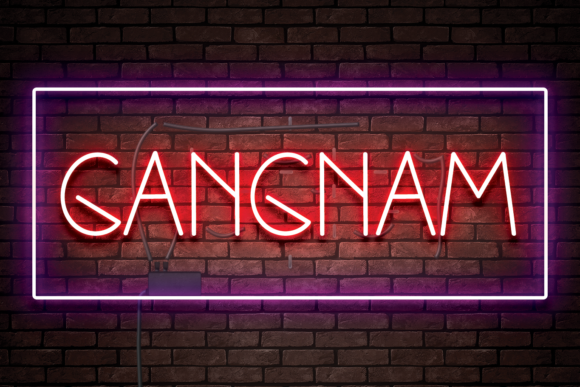 Gangnam Font: A Sleek Typeface for Modern Brand Identity