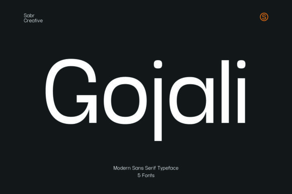 Gojali: A Classic Sans Serif Typeface for Modern Branding