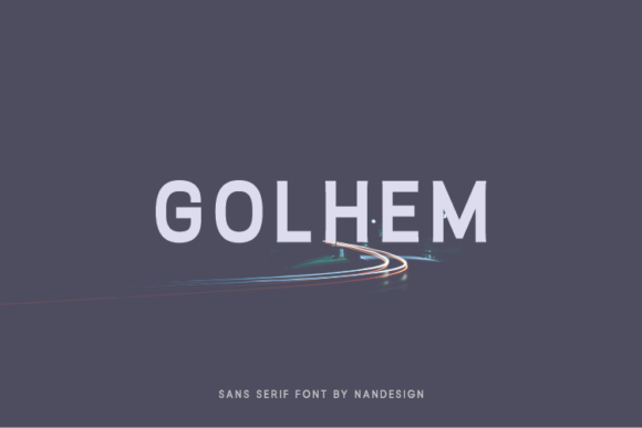 Golhem Typeface Review: A Minimal Sans Serif for Modern Brands
