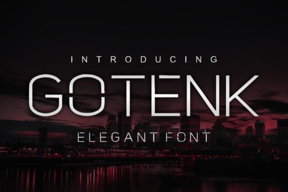 Gotenk Review: A Bold Sans Serif for Modern Brand Identity
