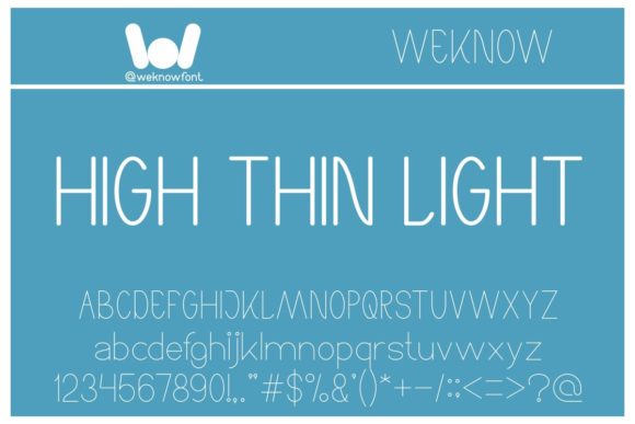 High Thin Light: A Refined Sans Serif for Modern Editorial Design