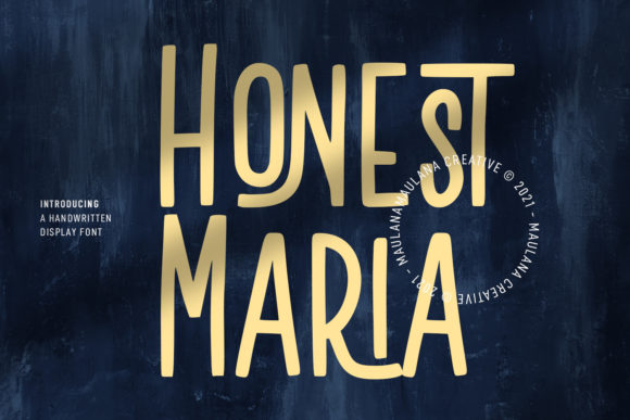 Honest Maria: A Minimal Sans Serif Font for Campaigns