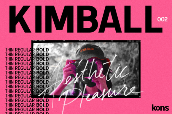 Kimball: A Minimal Sans Serif Typeface for Modern Editorial Design