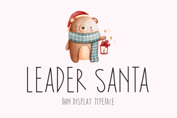 Leader Santa: The Clean Sans Serif Font for Sharp Campaigns