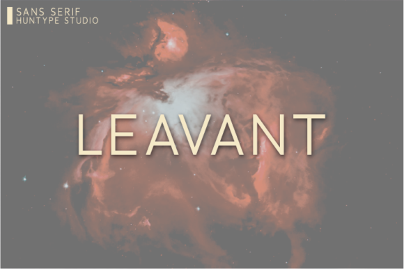 Leavant: The Minimal Sans Serif Font for Clear Campaigns