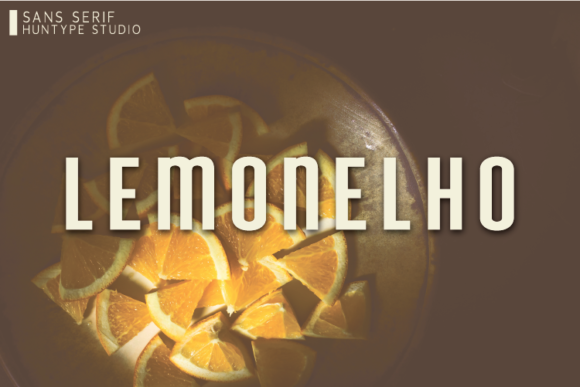 Lemonelho: A Clean Sans Serif Font for Editorial Design