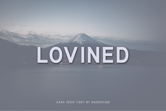 Lovined: A Clean Sans Serif Font for Modern Branding