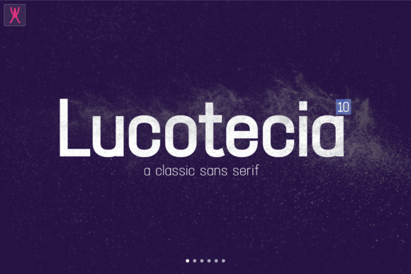 Lucotecia: A Slick Sans Serif Typeface for Modern Branding