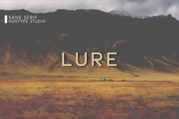 Lure Font Review: A Bold Sans Serif for Modern Branding