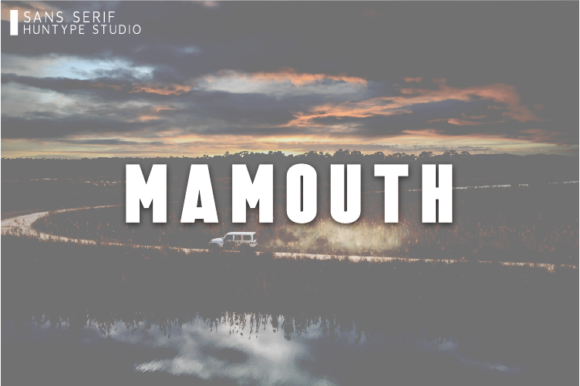 Mamouth Font: A Clean Typeface for Small Business Branding