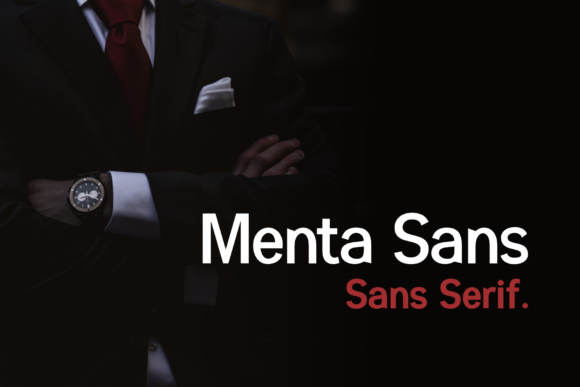 Menta: The Clean Sans Serif Font for Modern Crafters