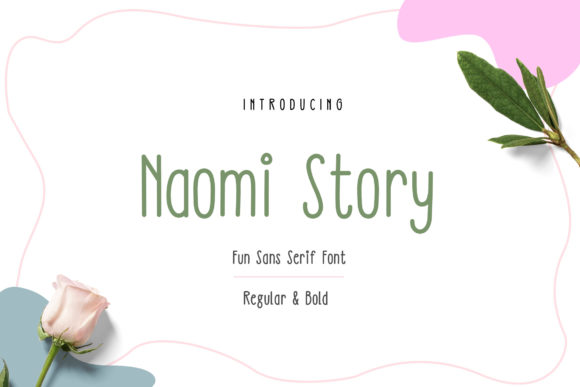 Naomi Story: A Clean Sans Serif Typeface for Modern Editorial Design