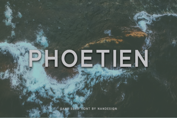 Phoetien: A Minimal Sans Serif Typeface for Editorial Design