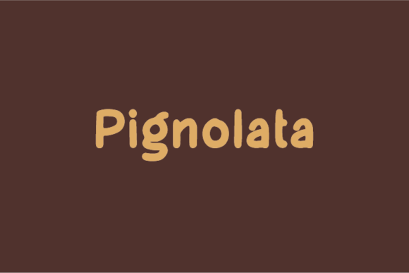 Pignolata: A Unique Sans Serif Typeface for Editorial Design