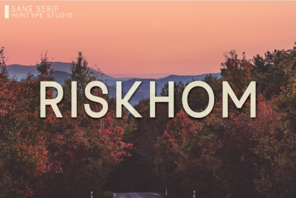Riskhom: The Sans Serif Font for Bold Marketing