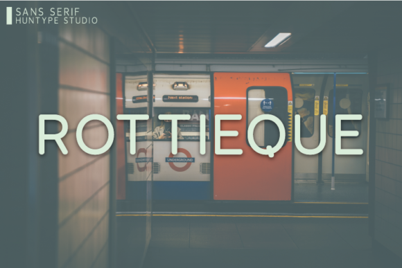Rottieque: A Clean Sans Serif Font for Modern Editorial Design