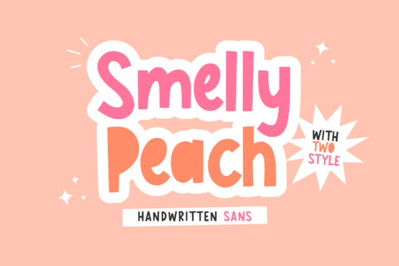 Smelly Peach: A Playful Sans Serif Font for Web Headers