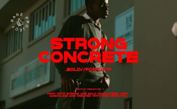 Strong Concrete Font: Bold Style for Crafters