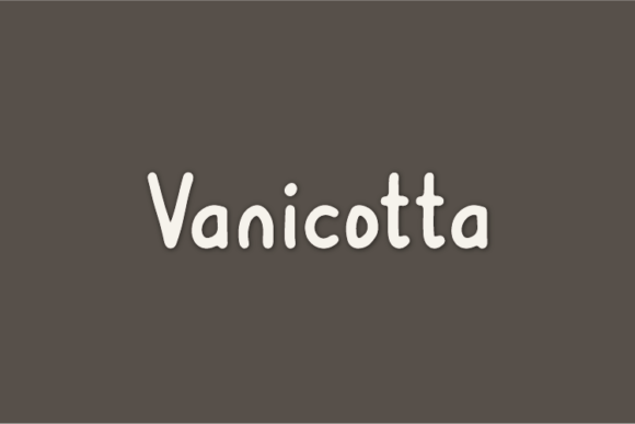 Vanicotta: A Minimalist Typeface for Modern Branding