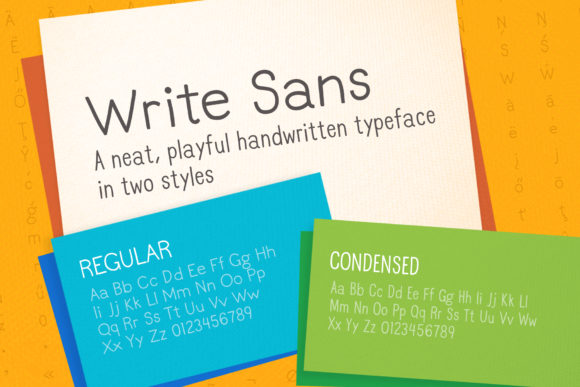 Write Sans: A Playful Typeface for Modern Editorial Design