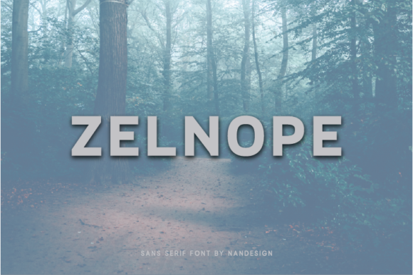 Zelnope: A Minimal Sans Serif Font for Editorial Clarity